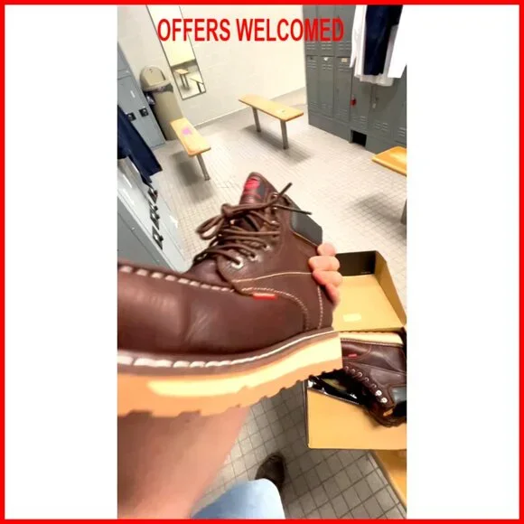 Men's 6 Work Boots, Steel/Composite Toe, Goodyear Welt, Slip Resistant